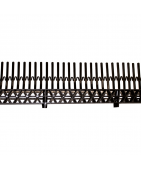 Eaves comb with ventilation grille S type